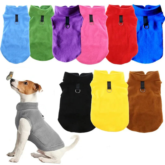 Soft Fleece Dog Clothes for Small Dogs - Spring/Summer Puppy Vest for Chihuahua, Shih Tzu, French Bulldog, Pug