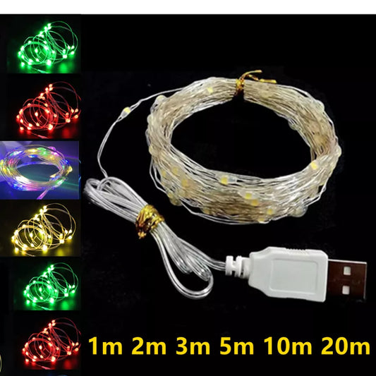 USB-Powered LED Fairy Lights for Enchanting Christmas Decor and more.