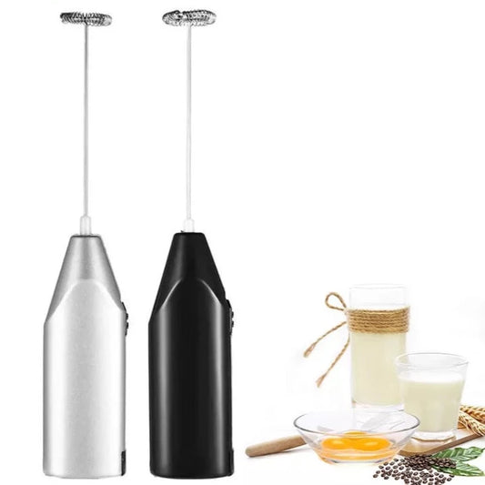 Mini Electric Milk Frother - Wireless Handheld Coffee Whisk Mixer